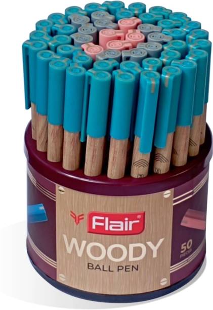 R K SALES Original Flair Woody Ballpoint Pens In Attractive Dispensar Ball Pen