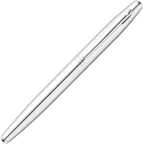 SHEAFFER VFM | E9421 Polished Chrome With Chrome Trim | Premium Roller Ball Pen