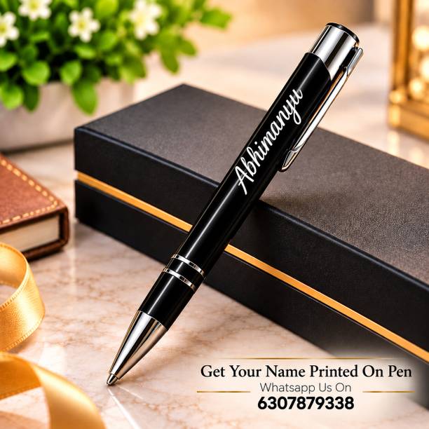 Navya Arts Personalized Premium Ball Pen | Custom Name Engraved Pen Ball Pen