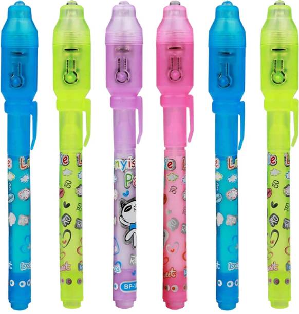 ShubhKraft Return Gift Set In Bulk | 10 In 1 Retractable Ball Pen With MultiPrint (6 Pcs) Ball Pen