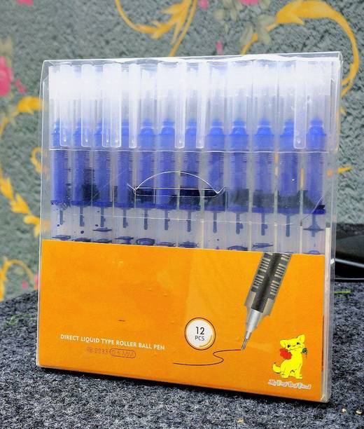 KLIDSHUSOZ TREASURE Blue Gel Roller Pen Set For Girl, Boys & Students Gel Pen
