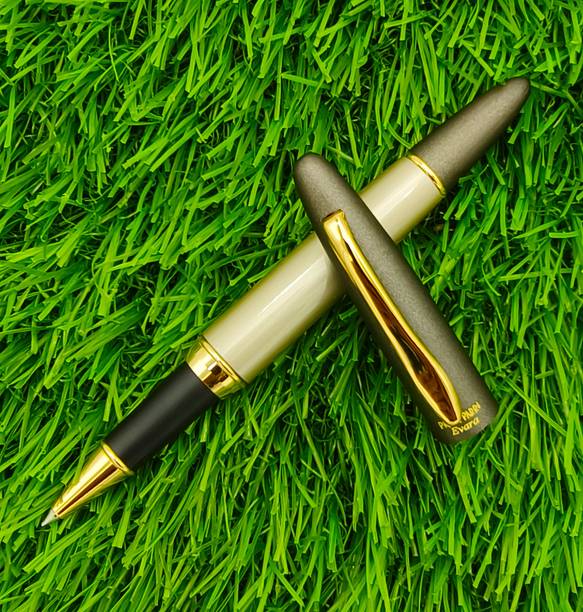 Maskey Metallic Silver Grey Corporate Luxury Unique Metal Roller Ball Ball Pen