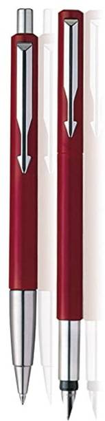 PARKER PARKER VECTOR STANDARD RED CT Ball Pen and Fountain Pen SET Pen Gift Set