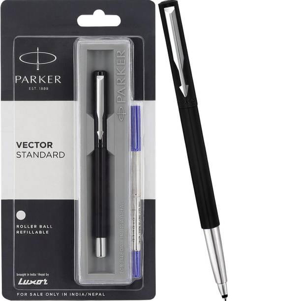 PARKER Vector Standard, Chrome Trim Roller Ball Pen