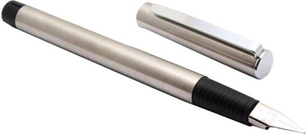 greencom Jinhao 65 Steel Body Fountain Pen Fine Nib & Converter Fountain Pen