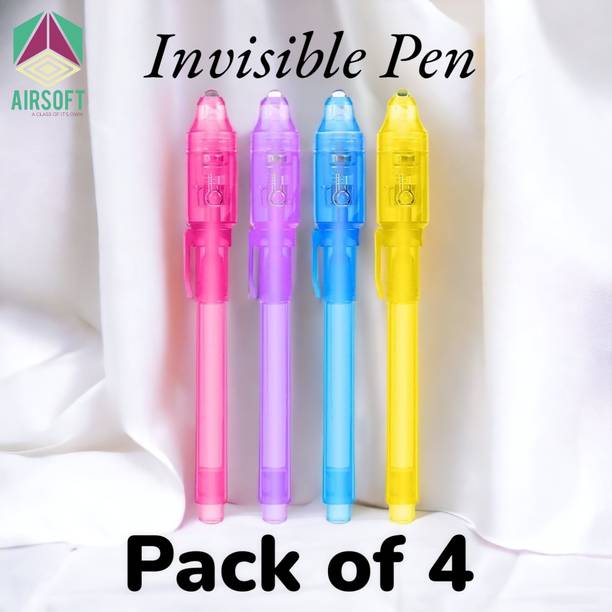 AirSoft Art Portable Invisible Magic Pen With Uv-Light Light Birthday Return Gifts Multi-function Pen