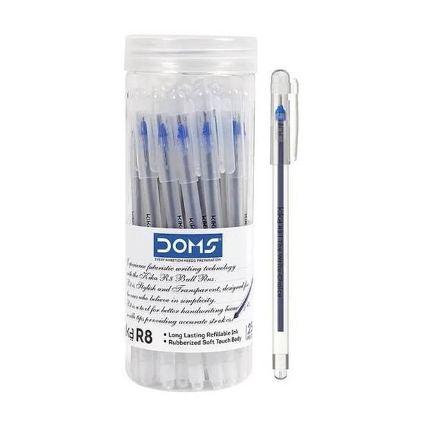DOMS KIKA R8 | Pack Of 25 | (Jar or 5s Pack)| Pack May differ Basis availability | Ball Pen