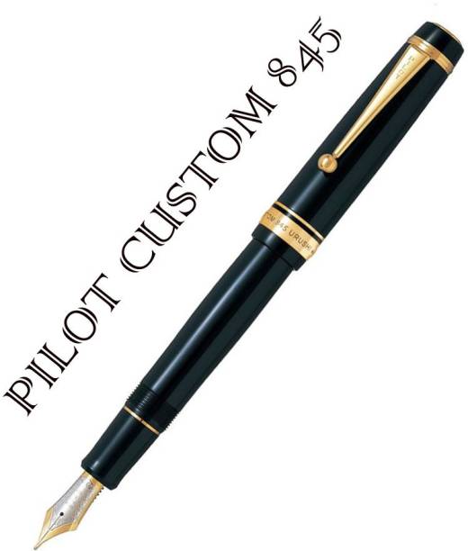 PILOT CUSTOM 845 BLACK URUSHI GT FOUNTAIN PEN – 18KT GOLD MEDIUM NIB Fountain Pen