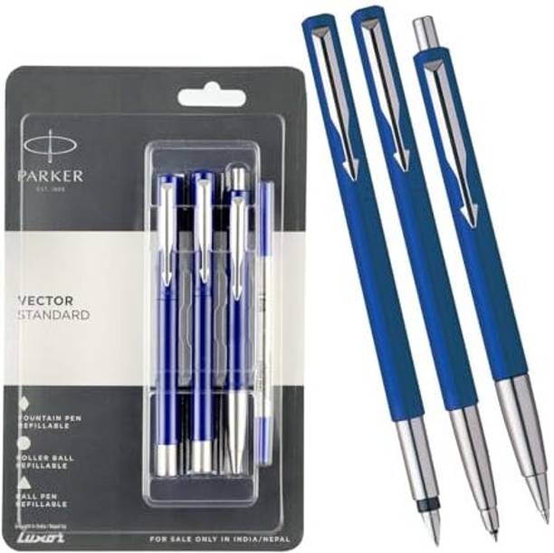 PARKER Vector Standard Triple Pen Combo - (Fountain Pen Ball Pen