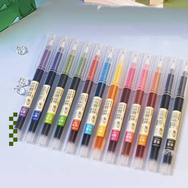 KLIDSHUSOZ TREASURE Different Colors for Organizing Notes, Planners/Journals for School, Office Use Gel Pen