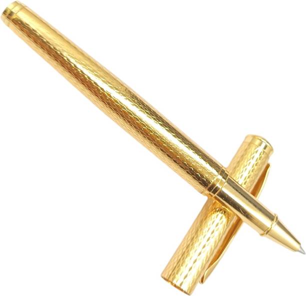 auteur Luxury Stylish Carved Gold Plated Smooth Writing Fine Tip Premium Best Roller Ball Pen