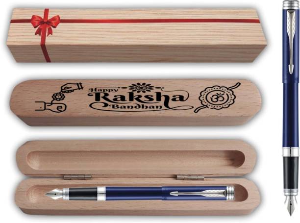 PARKER Folio Standard Blue Fountain Pen special gif for Rakshabandhan Pen Gift Set