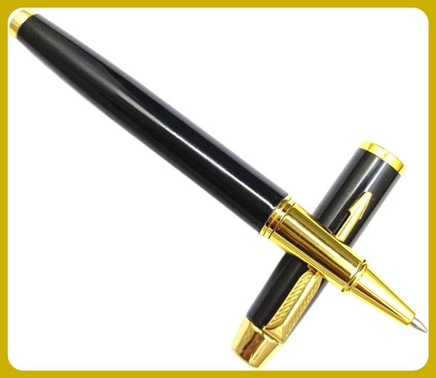 parmarth enterprises 288 Designer Black Metal Body Smooth Writing Luxury Gift Ball Pen