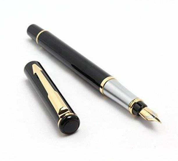 Levin 801 Black Shine with Gold Trim Fountain Pen