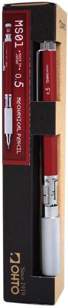 OHTO MS01 Mechanical Pencil RED Body Color High-Functionality Drafting Pencil 0.5mm Mechanical Pencil