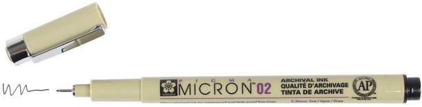 SAKURA PIGMA MICRON BLACK OPEN STOCK 02 (0.30mm) Fineliner Pen