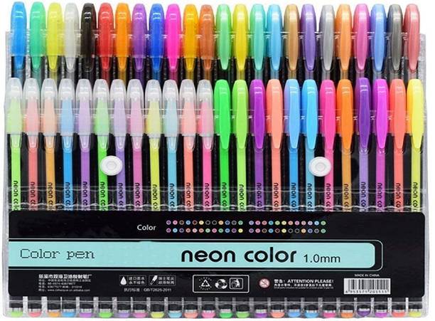 apcatio Neon Color Gel Pen For Sketching Painting Drawing Pastel Color Gel Pens Pen Gift Set