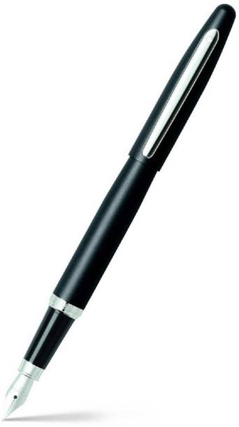 SHEAFFER VFM | E9405 Matte Black With Chrome-Plated Trim (Fine Nib) | Premium Fountain Pen