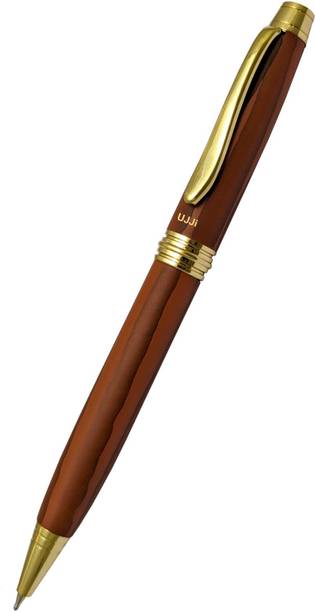 UJJi Wooden Look Design Metal Pen Brass Material Ball Pen