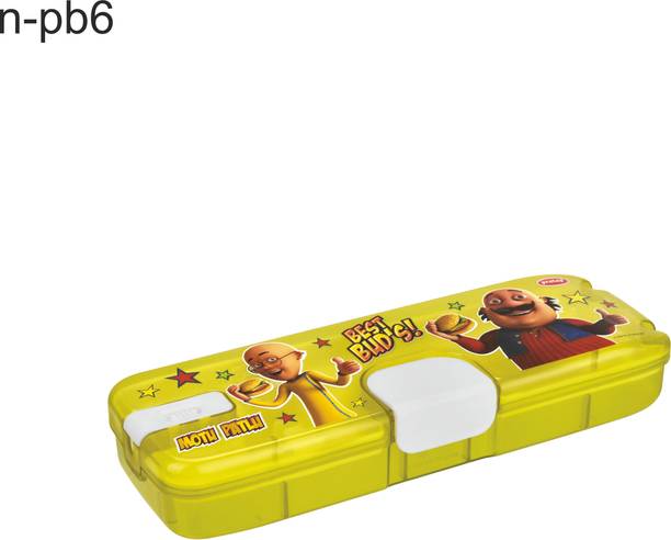 Pratap Mini Light (Motu Patlu) Motu Patlu Art Polypropylene Pencil Box