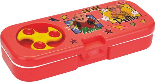Pratap Focus Motu Patlu Art Polypropylene Pencil Box