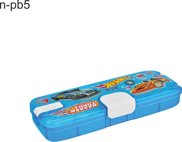 Pratap Mini Light Hot Wheels Art Polypropylene Pencil Box