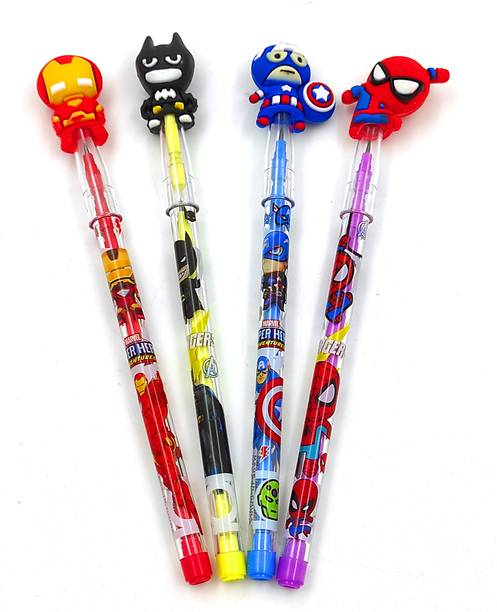 Johnnie Boy Avenger Sikka Pencils (Pack of 4) Pencil