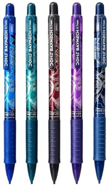 DOMS BAYMECH 0.7mm Mechanical Pencil Pack HB Lead with Eraser & Spare Leads Pencil