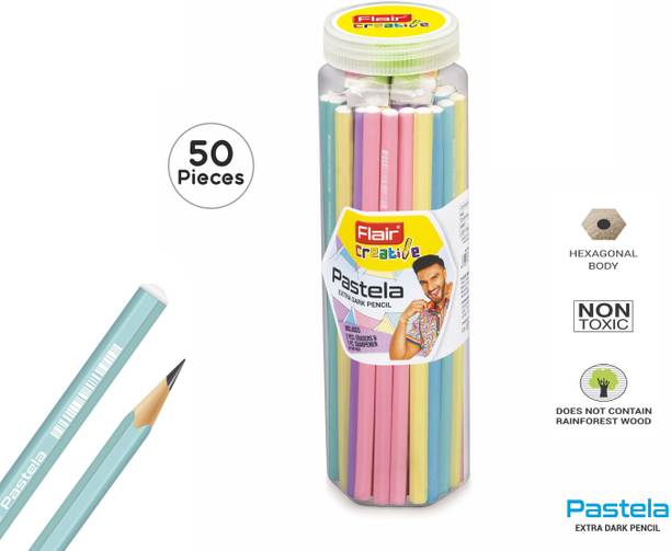 Flair Creative Pastela Pencil Pack of 50 Pencil