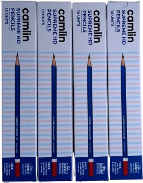 Camel CAMLIN SUPREME HD PENCILS | SET OF 4 PACK| EACH PACK 10 PENCILS Pencil