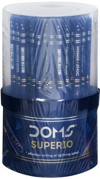 DOMS Superio Pack of 50 Pencils ( Blue ) Pencil