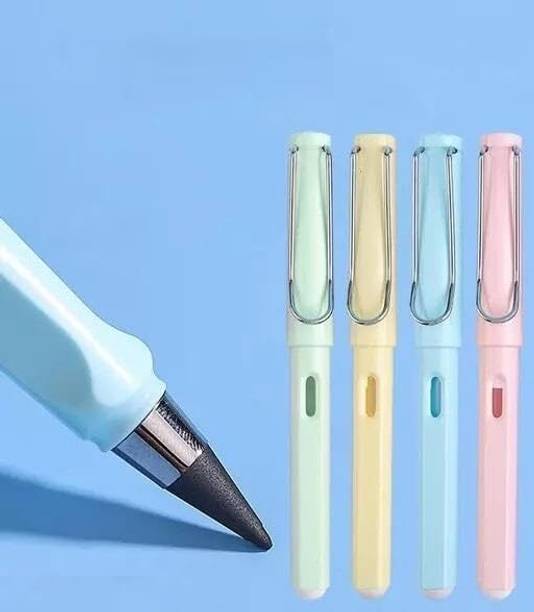 Eclet Pack of 4 pcs Everlasting Long Lasting Inkless Pencil Pencil