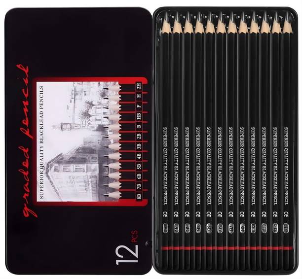 Givni Mart Drawing Pencil Set for Sketching and Shading 39 Pencil
