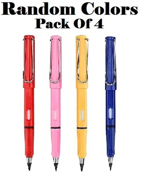 AirSoft 4pcs Eternal,Everlasting Unlimited Writing,No Ink,with Graphite Nib Pencil Pencil