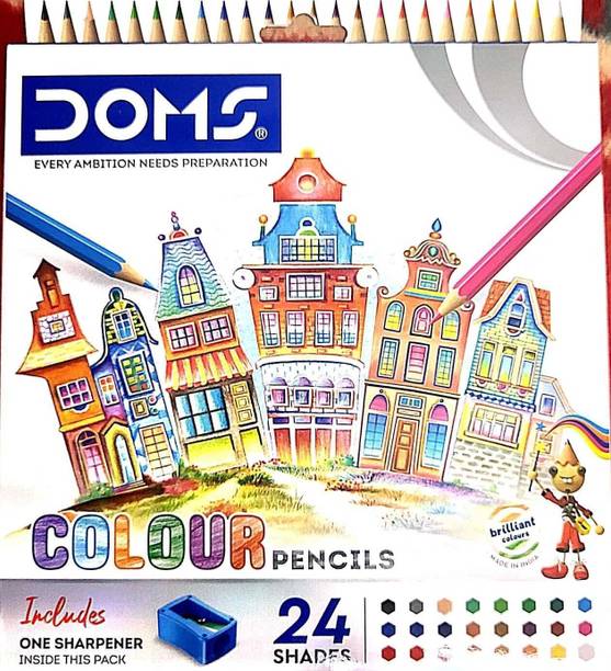 DOMS Color Pencils 24 Shades Pencil