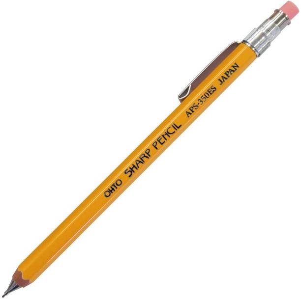 OHTO APS-350ES Mechanical Wooden mini sharp pencil with eraser & clip Lead 0.5mm Mechanical Pencil