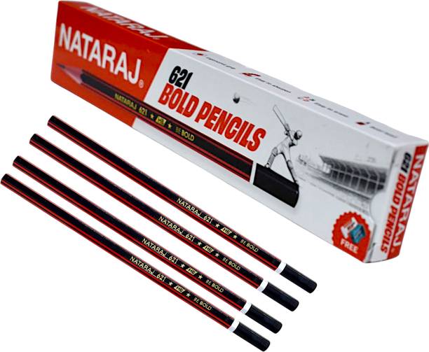 SNATRAJ 621 Bold Lead Smooth Writing Wooden Pencil Pencil