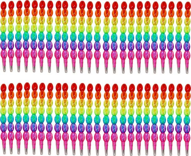ShubhKraft Birthday Return Gift In Bulk | Non Sharpening Stacking Pencils For Kids (48 Pcs) Pencil