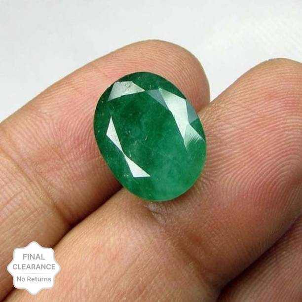 Gems Jewels Online 8.25 Ratti Certified Natural Colombian Emerald – Panna Stone Emerald Stone