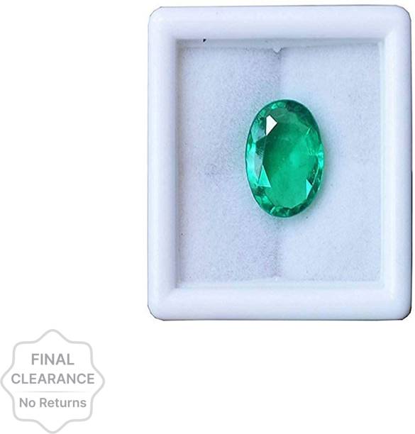 Gems Jewels Online Gems Jewels Online Loose 5.50 Carat Certified Natural Colombian Emerald – Panna Stone Emerald Stone