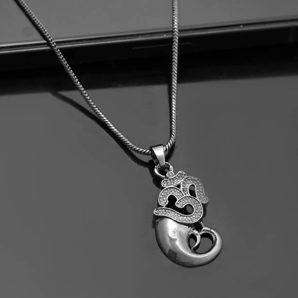 Rhodium Brass Pendant