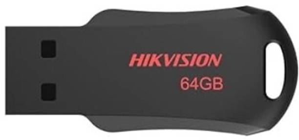HIKVISION M200R 64 GB Pen Drive Compatible with Audio Player, Laptop, Desktop Computer, Television USB 2.0 Plastic Case