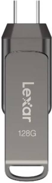 Lexar Dual USB Flash Drive 128GB (Type-C & Type-A, USB 3.1, 100MB/s) 128 GB OTG Drive Compatible with Mobile, Laptop, Desktop Computer USB 3.1 Metal Case