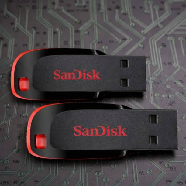 SanDisk Pen Drive Portable Storage Device Personal Use 32 GB OTG Drive Compatible with Laptop, Audio Player, Tablet, Television, Desktop Computer USB 2.0 Metal Case