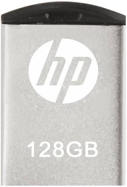HP v222w 128 GB Pen Drive Compatible with Audio Player, Desktop Computer, Gaming Console, Laptop, Mobile, Netbook, Tablet, Television USB 2.0 Metal Case