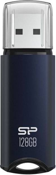 Silicon Power Marvel M02 128 GB Pen Drive Compatible with Desktop Computer, Laptop USB 3.2 Metal, Plastic Case