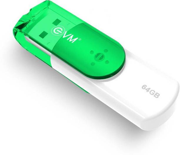 EVM EnStick PDA3.2 64 GB Pen Drive Compatible with Laptop, Mobile, Desktop Computer USB 3.2 Plastic Case