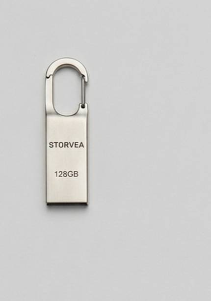 Storvea 128gb pendrive a2 128 GB Pen Drive Compatible with Laptop, Mobile, Tablet, Audio Player, Desktop Computer, Gaming Console USB 3.0, USB 1.1, USB 2.0 Plastic Case