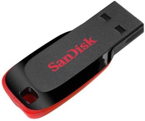 SanDisk Cruzer Blade SDCZ50 128 GB 128 GB Pen Drive Compatible with Audio Player, Desktop Computer, Gaming Console, Laptop, Mobile, Netbook, Tablet, Television USB 2.0 Plastic Case