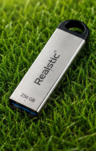 Realstic Flash Drive 256GB PendriveB1 256 GB Pen Drive Compatible with Laptop, Tablet, Audio Player, Desktop Computer, Mobile USB 2.0, USB 3.0 Metal Case
